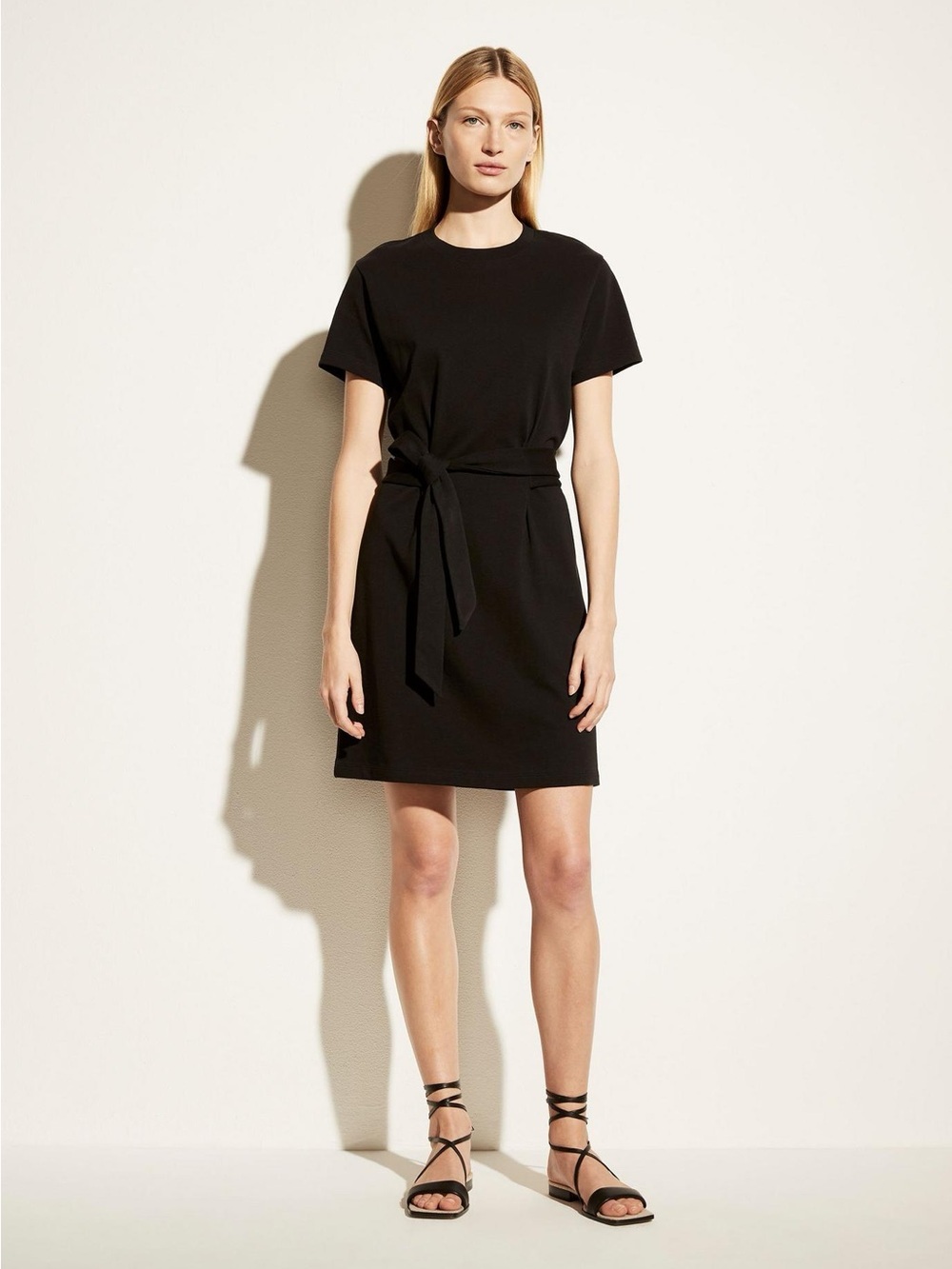 NWOT Vince Short Sleeve Tie Waist Dress Size Medium